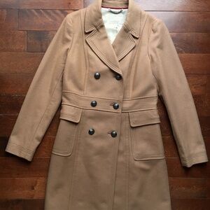 Tan Wool Banana Republic Coat